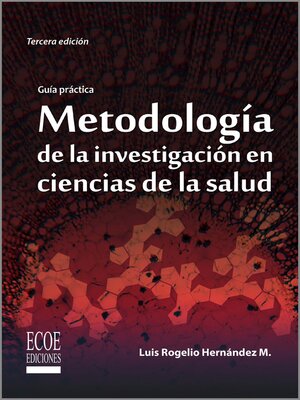 cover image of Metodología de la investigación en ciencias de la salud--3ra edición